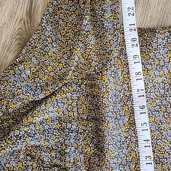 Zara euc Metallic Thread Floral Tiered Peasant Dress, Sz Medium. Stunning! - Picture 16 of 16